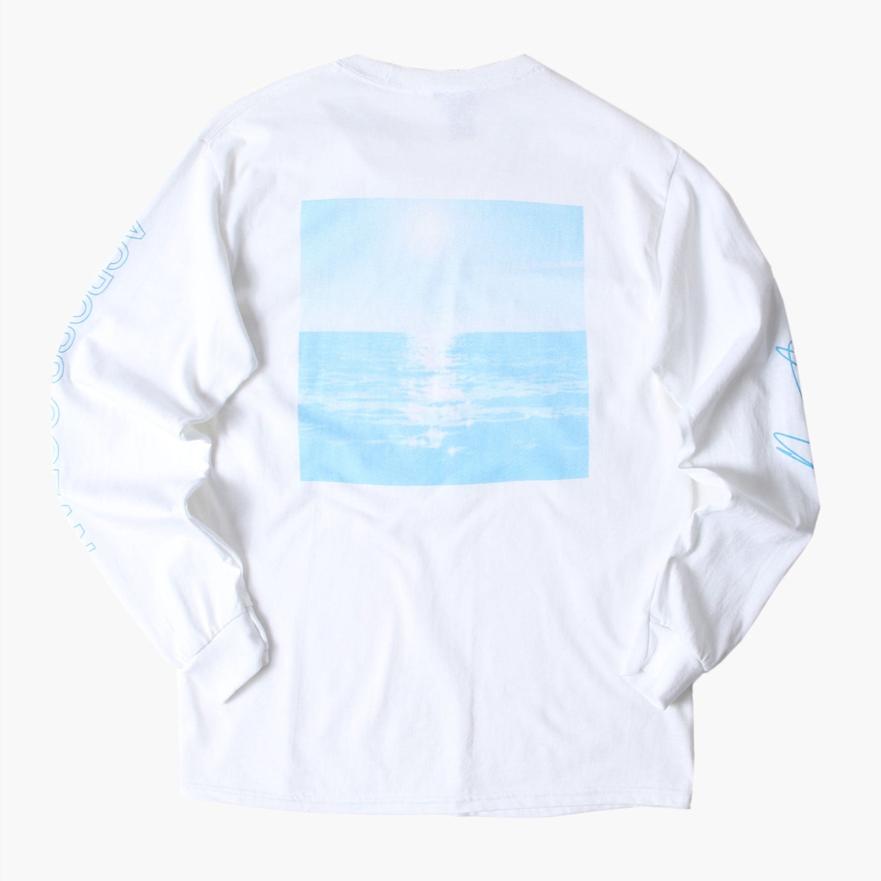 CHRIS STUSSY "ACROSS OCEAN" LONGSLEEVE SHIRT WHITE